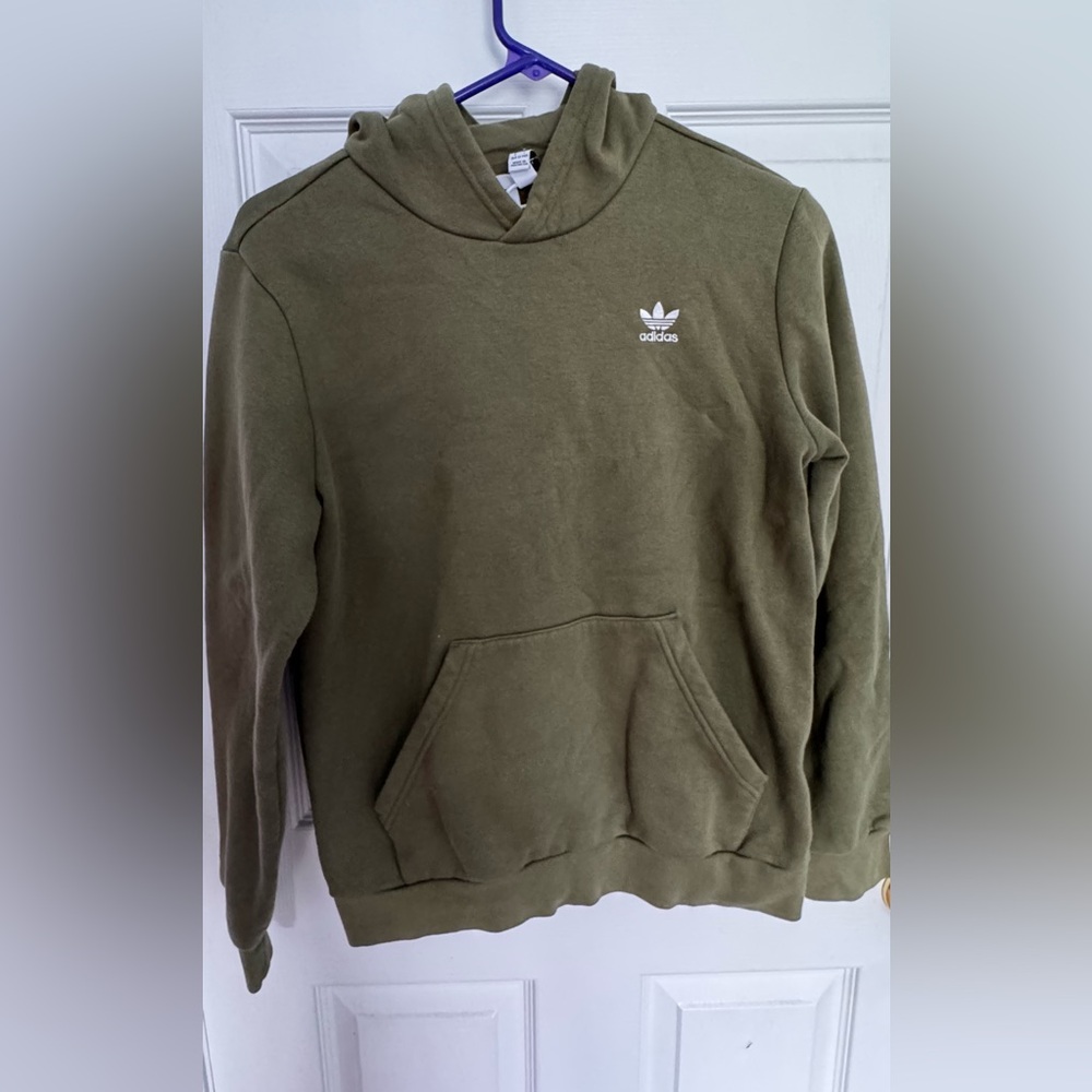 Adidas Forest Green Pullover Hoodie and pants
